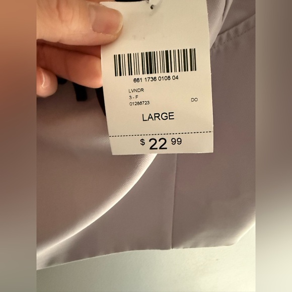 Forever 21 Womens Purple Corset Tank Top SZ LG Lace Straps Bow Adjustable New - Picture 3 of 9